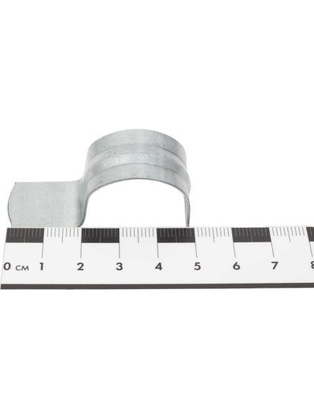 Скоба металлическая Gigant однолапковая СМО 25-26 мм б/о оцинк. 100шт GMB-1/2526