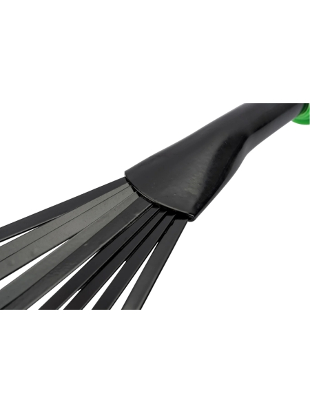 Стальные веерные мини-грабли для листьев, с пластиковой ручкой Gigant GVER-21