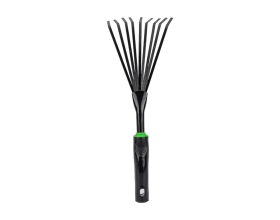 Стальные веерные мини-грабли для листьев, с пластиковой ручкой Gigant GVER-21