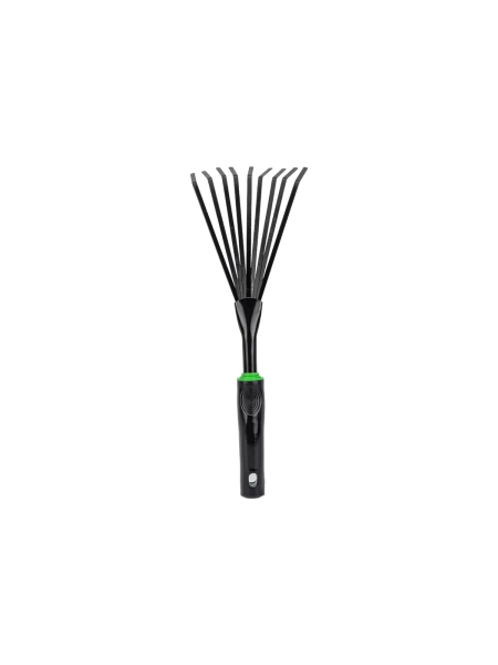 Стальные веерные мини-грабли для листьев, с пластиковой ручкой Gigant GVER-21