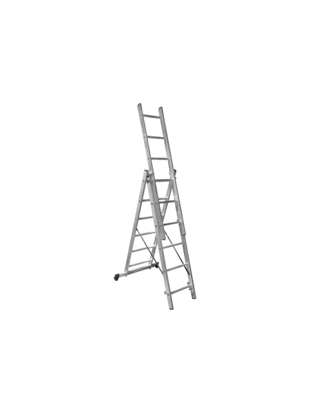 Трехсекционная лестница 6 ступеней Gigant L-03 3х6