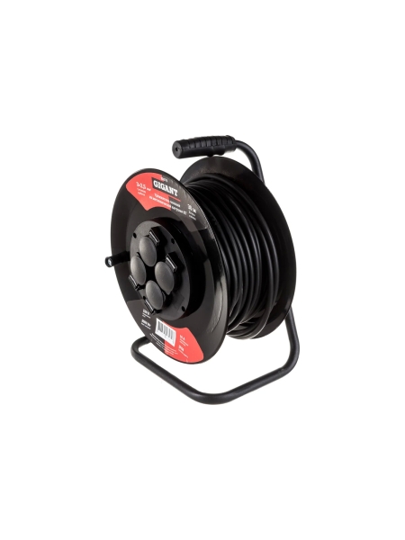 Силовой удлинитель Gigant на металлической катушке КГ 3x2,5 30 м 80079
