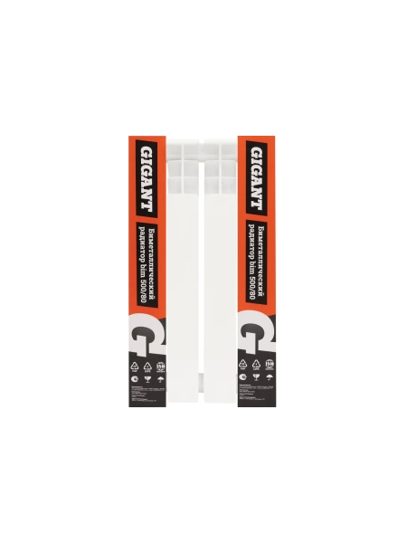 Биметаллический радиатор bim 500/80 4 секции Gigant GRBM58-4