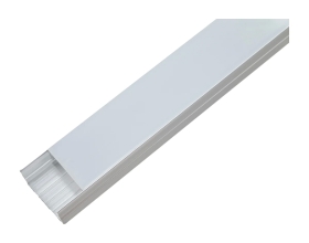 Алюминиевый накладной профиль Gigant широкий, 2000х24х6 мм, серебро G-XT-438