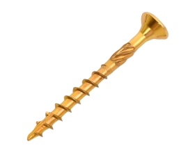 Конструкционный саморез Gigant желтый цинк 4x40 пот/г TORX 500 шт 123821