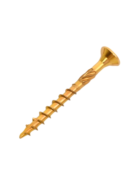 Конструкционный саморез Gigant желтый цинк 4x40 пот/г TORX 500 шт 123821