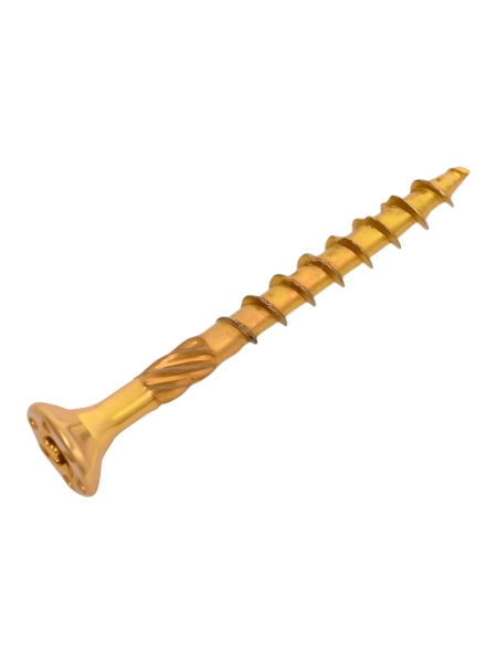 Конструкционный саморез Gigant желтый цинк 4x40 пот/г TORX 500 шт 123821