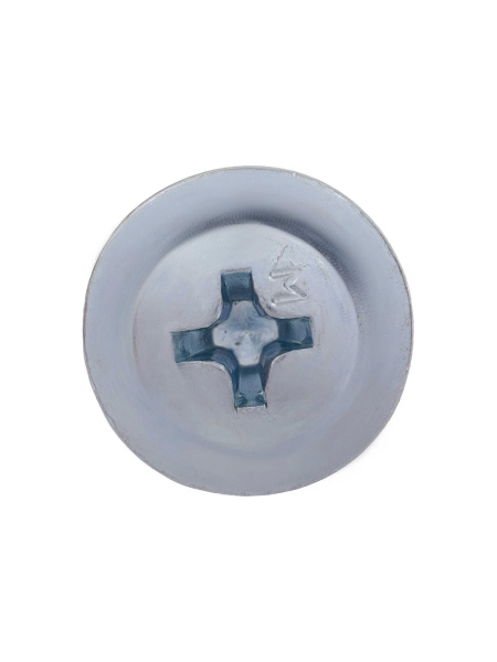 Gigant Саморез по металлу 4,2x16 полусфера, цинк, острый 200 шт G-124110