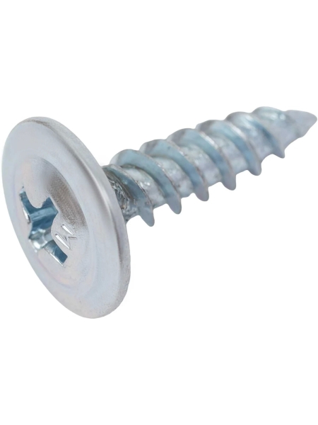 Gigant Саморез по металлу 4,2x16 полусфера, цинк, острый 200 шт G-124110