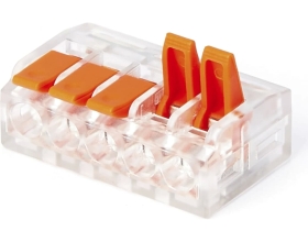 Пятипроводная клемма Gigant 20 шт/уп 0,08-2,5(4)мм² GCT-221-415-20