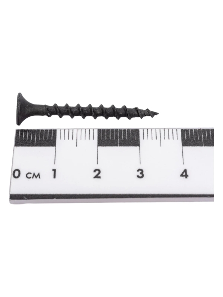 Саморезы Gigant 3,5x35, потайная головка, крупный шаг, оксидированный, 500 шт. 123549