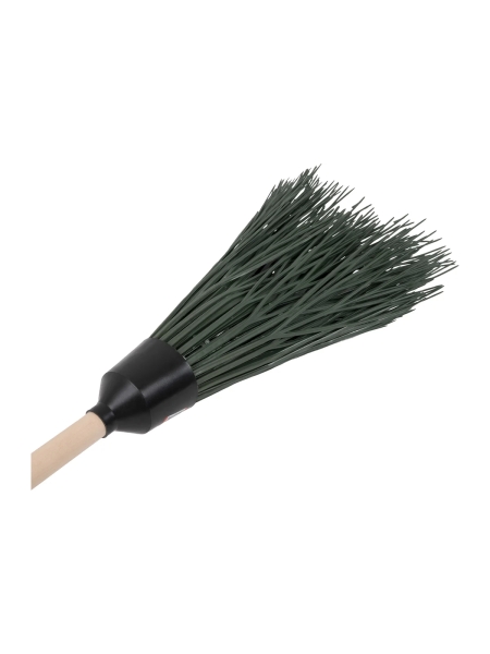 Метла 5-ти рядная круглая синтетическая Gigant 180*1600мм, черенок береза в/с GBR-02