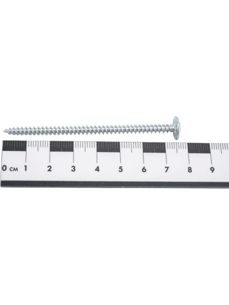 Саморезы Gigant 4,2x75, полусфера, острый, цинк, 50 шт. 123589