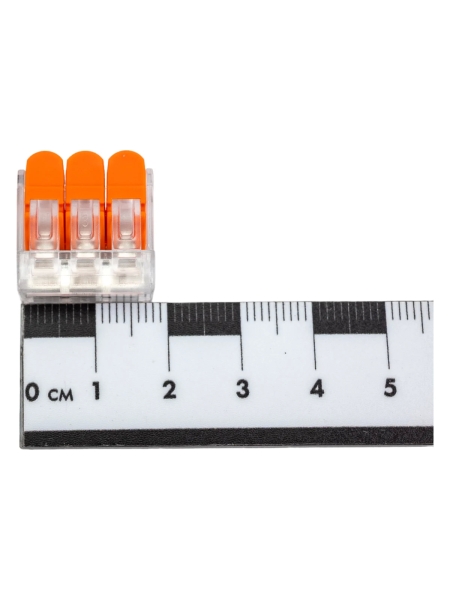 Трехпроводная клемма Gigant 6 шт/уп 0,08-2,5(4)мм² GCT-221-413-6