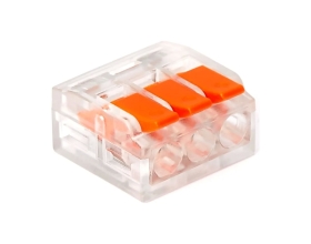 Трехпроводная клемма Gigant 6 шт/уп 0,08-2,5(4)мм² GCT-221-413-6