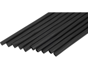 Трубка термоусадочная клеевая Gigant (3:1) 9/3, черная, 10шт по 1м G-80127