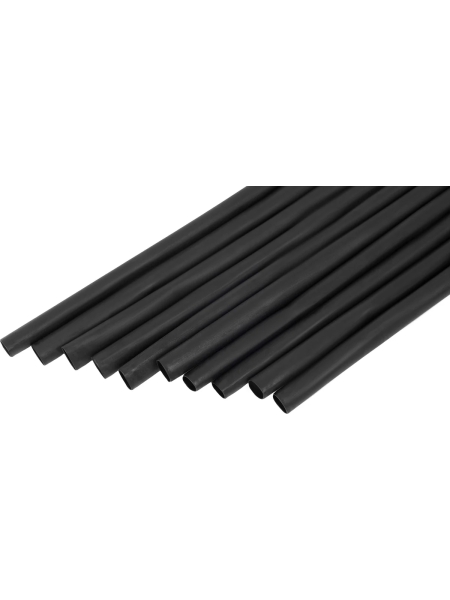 Трубка термоусадочная клеевая Gigant (3:1) 9/3, черная, 10шт по 1м G-80127