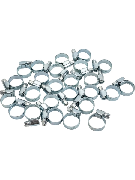 Червячный хомут оцинк Gigant 12-20 мм/9 W1, 25 шт G/1/26