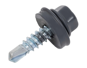 Gigant Кровельный саморез цинк 4,8х19 RAL 7024 сверло 400 шт G-124111