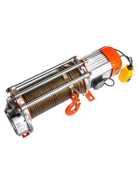 Электрическая лебедка Gigant 1000/2000 кг, 380 В, 100/50 м, Диаметр троса 6мм, GEW-02