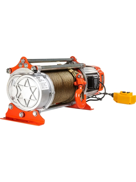 Электрическая лебедка Gigant 1000/2000 кг, 380 В, 100/50 м, Диаметр троса 6мм, GEW-02