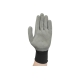 Трикотажные полиэфирные перчатки с покрытием вспененным латексом и антивибрационными накладками Gigant размер 10 GGPL-110