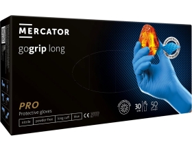 Профессиональные нитриловые перчатки gogrip синие, удлинненные 300 мм, размер XXL, 25 пар. RP30031006_0001