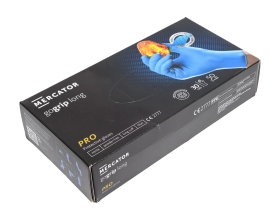 Профессиональные нитриловые перчатки gogrip синие, удлинненные 300 мм, размер L, 25 пар. RP30031004_0001