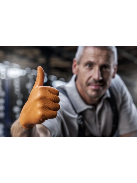 Профессиональные нитриловые перчатки gogrip, оранжевые, размер XXL, 25 пар RP30025006_0001