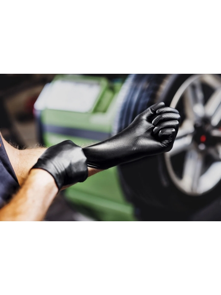 Профессиональные нитриловые перчатки gogrip, черные, размер М, 25 пар RP30023003_0001