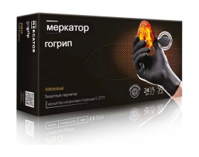 Профессиональные нитриловые перчатки gogrip, черные, размер L, 25 пар RP30023004_0001