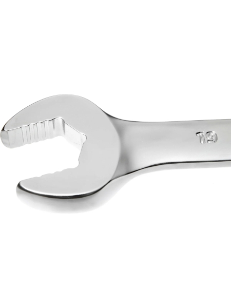 Набор комбинированных трещоточных ключей 8 предметов Inforce, Сталь Cr-V, 8-19мм, профессиональный, 06-05-86