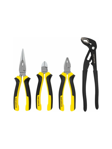 Набор губцевого инструмента Inforce 4 шт 06-25-06