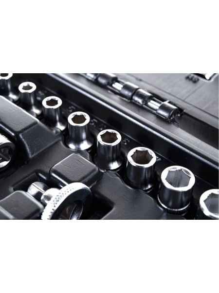 Набор инструментов Inforce 46 предметов 1/4" Inforce, Сталь Cr-V, Профессиональный, 06-07-11