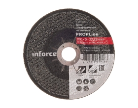 Диск шлифовальный вогнутый по металлу (150х22х6 мм) Inforce 11-01-105