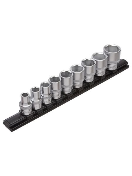 Набор торцевых безударных головок Inforce (9 шт; 10-27 мм; 1/2") 11-01-258