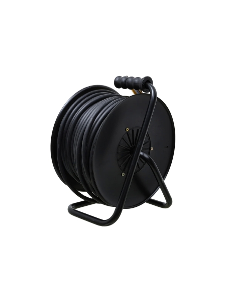 Силовой удлинитель на катушке Inforce 4 гнезда, с/з КГт 3х2,5 16A 50м IP44 GRANITE ZG 09-15-04