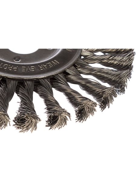 Щетка дисковая плоская для УШМ (150х22.2 мм) Inforce 11-01-049