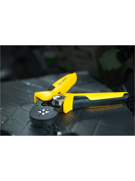 Квадратные пресс-клещи Inforce с регулировочным винтом 0.2-16 мм² 06-19-13