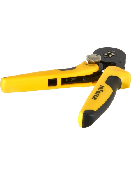 Квадратные пресс-клещи Inforce с регулировочным винтом 0.2-16 мм² 06-19-13