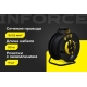 Силовой удлинитель на катушке Inforce 4 гнезда, с/з КГт 3х1,5 16A 50м IP44 GRANITE ZG 09-15-02