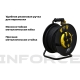 Силовой удлинитель на катушке Inforce 4 гнезда, с/з КГт 3х1,5 16A 50м IP44 GRANITE ZG 09-15-02