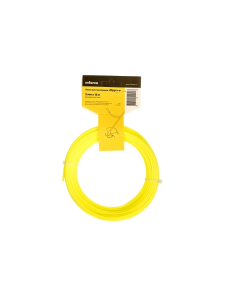 Леска для триммеров флуоресцентная (2.0 мм; 15 м; круг) Inforce 11-04-01