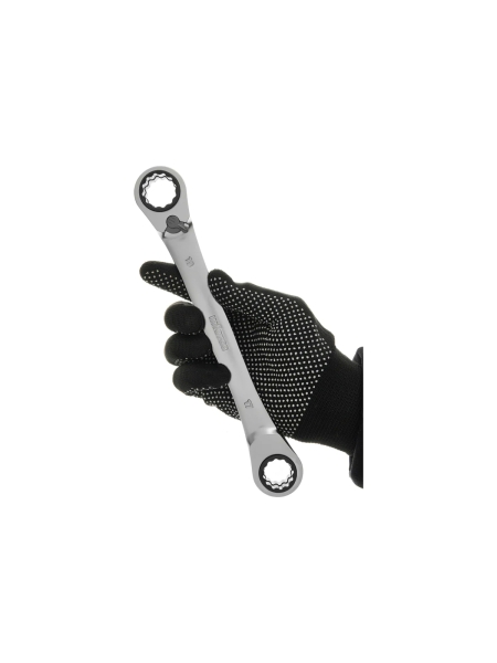 Набор накидных трещоточных ключей 4 в 1 Inforce, Сталь Cr-V, 8-19мм, профессиональный, 06-05-90