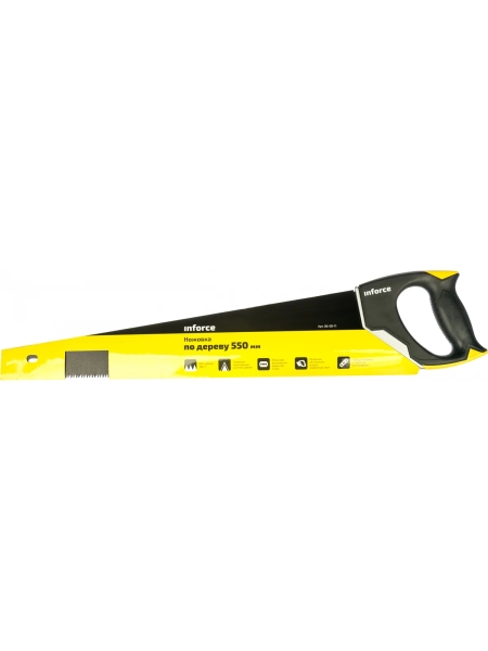 Ножовка по дереву 550мм Inforce 06-08-11
