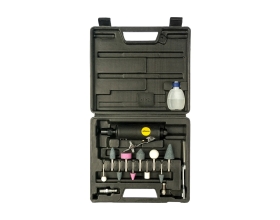 Прямая пневмошлифмашина INFORCE DG27000 + набор оснастки 01-14-06