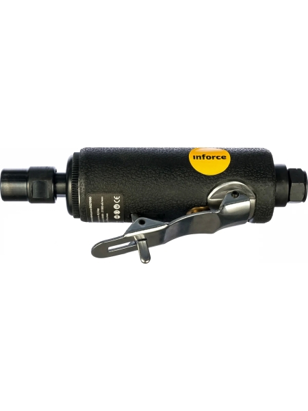 Прямая пневмошлифмашина INFORCE DG27000 + набор оснастки 01-14-06