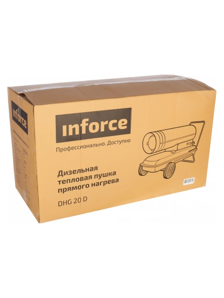 Дизельная тепловая пушка прямого нагрева Inforce DHG 20 D