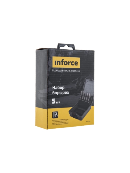 Набор бор-фрез 5 шт Inforce 11-01-332