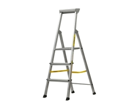 Алюминиевая стремянка с алюминиевым лотком Inforce 3 ступени СП-01-03